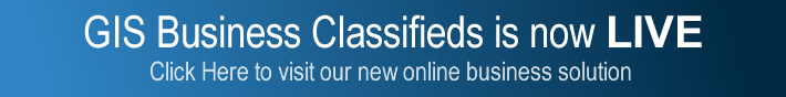 GIS Business Classifieds is now LIVE - Click here to visit